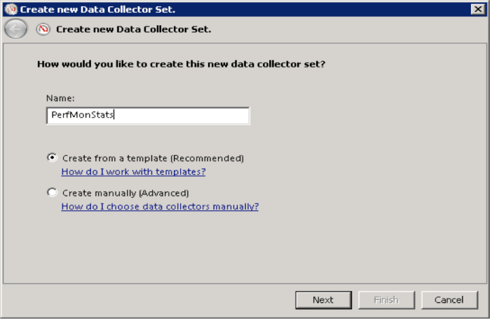 W8-3 Name New Data Collector Set